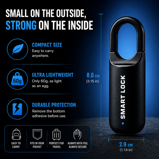 SMART FINGERPRINT PADLOCK - SMART LOCKER